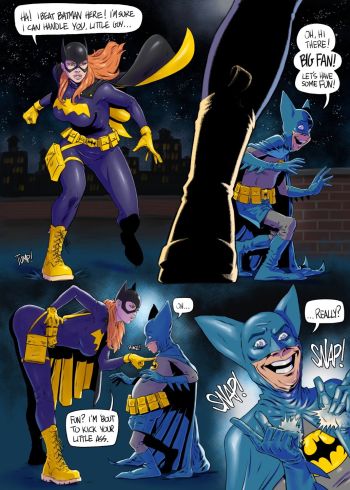 Batgirl Vs Bat Mite